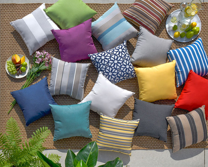 Amish outdoor furniture with Sunbrella cushions