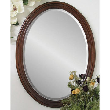 Amish Oval Wall Mirror - Foothills Amish Furniture
