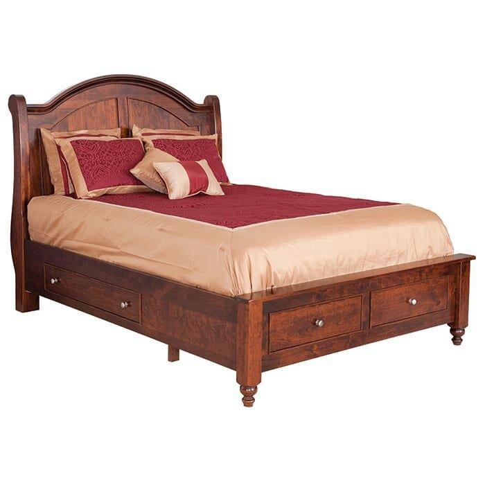 Duchess Amish Sleigh Bed Foothills Amish Furniture