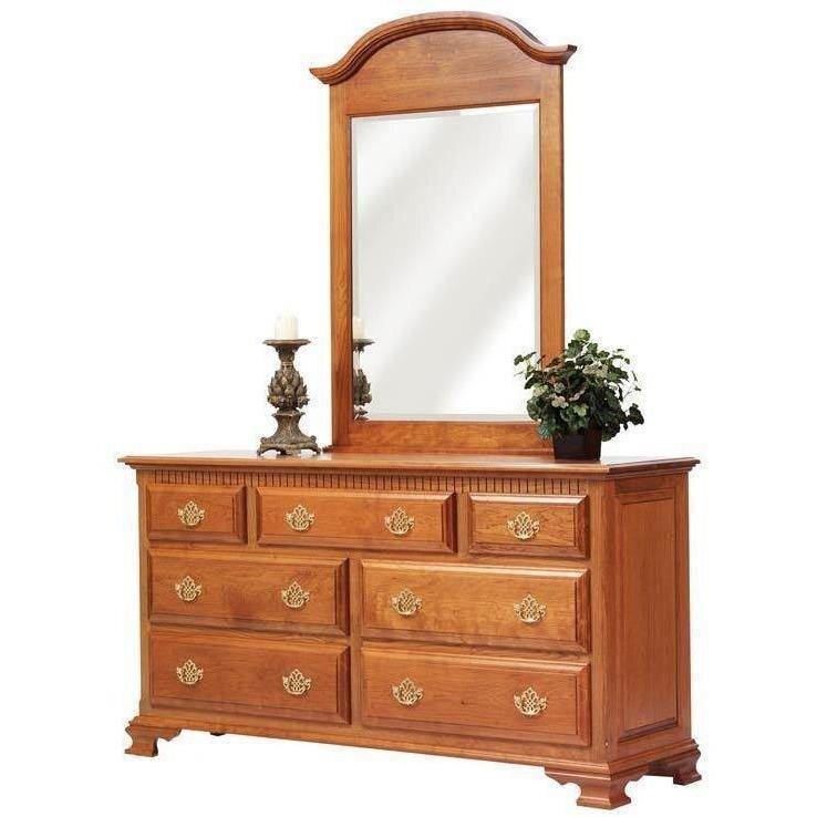 Victoria's 65" Amish Dresser with Mirror Foothills Amish Furniture Victoria's 65" Amish Dresser with Mirror Foothills Amish Furniture