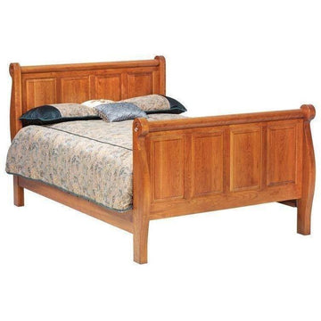 Victoria's Amish Sleigh Bed - Foothills Amish Furniture