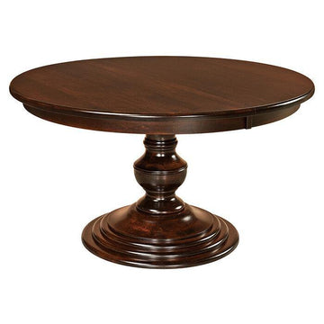 Kingsley Amish Pedestal Table - Foothills Amish Furniture