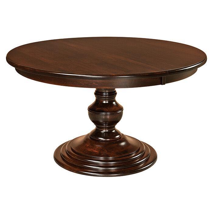Kingsley Amish Pedestal Table - Foothills Amish Furniture