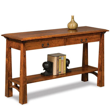Artesa Sofa Table with Drawers - Foothills Amish Furniture
