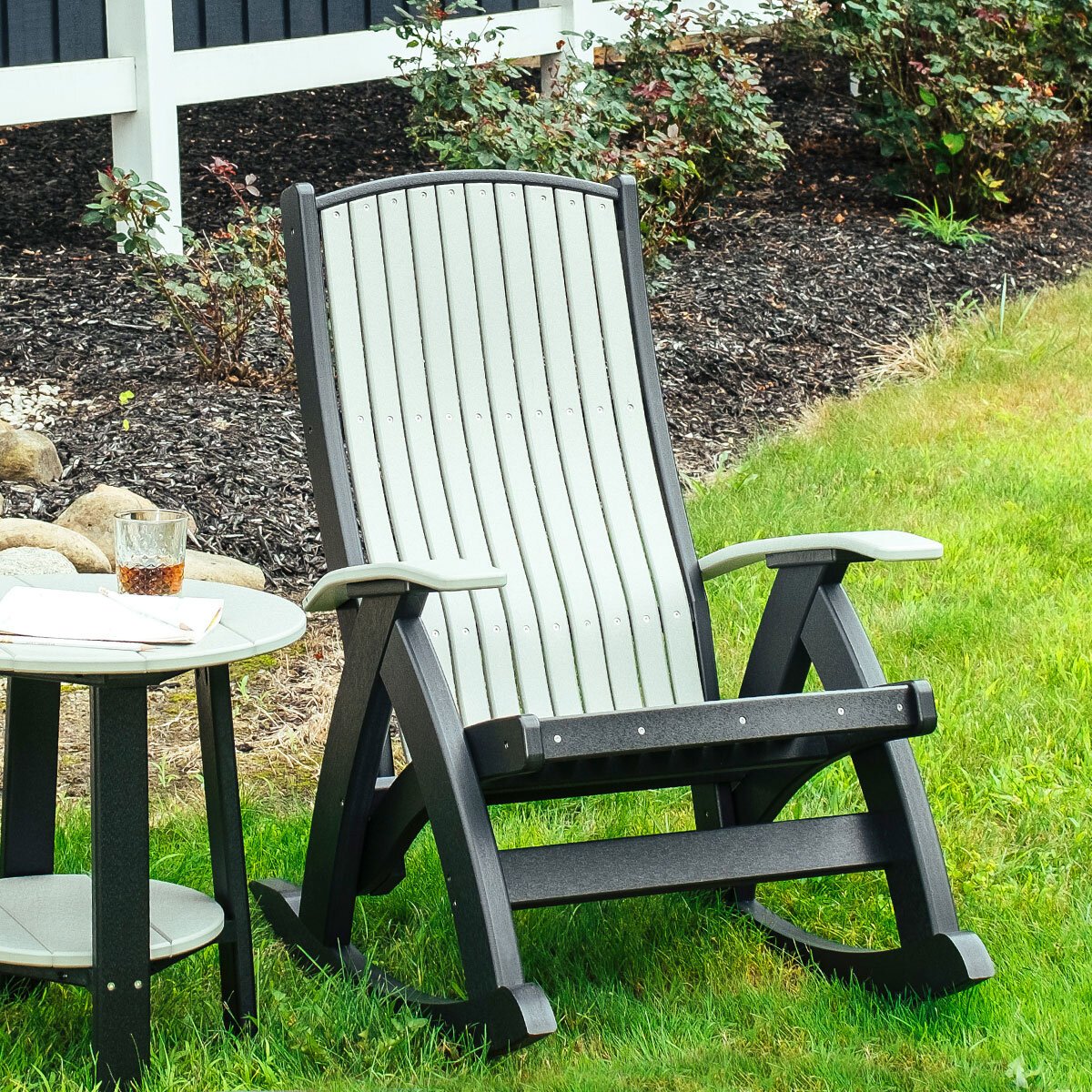 Comfort Amish Outdoor Rocker Foothills Amish Furniture