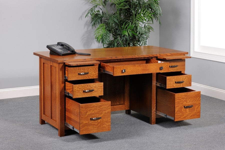 Coventry Amish Executive Desk - Foothills Amish Furniture