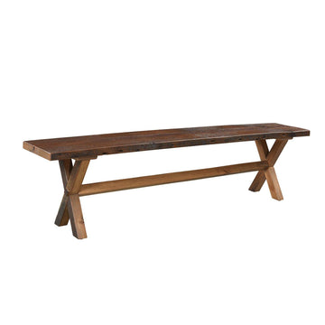 Buxton Amish Reclaimed Wood Bench - Foothills Amish Furniture
