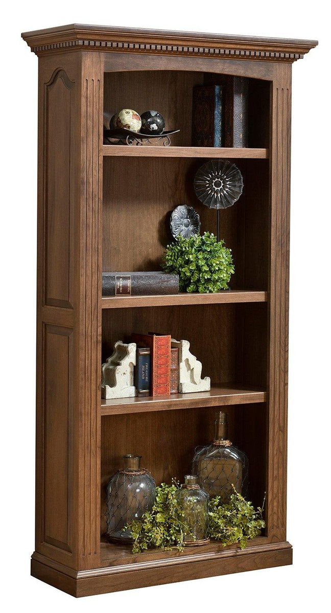 Signature Amish Solid Wood Bookshelf Foothills Amish Furniture