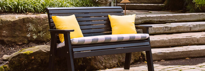 Amish Poly Outdoor Benches - Foothills Amish Furniture
