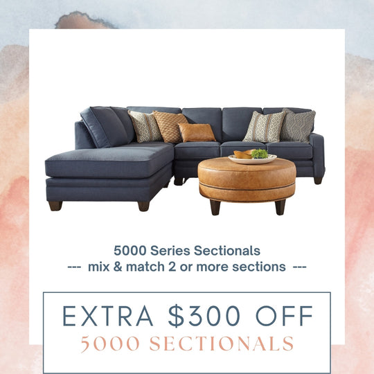 Extra $300 OFF 5000 Sectionals