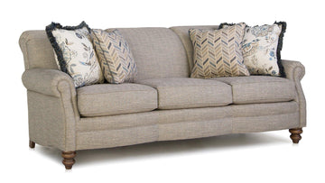 Smith Brothers Three Cushion Sofa (383) - Foothills Amish Furniture