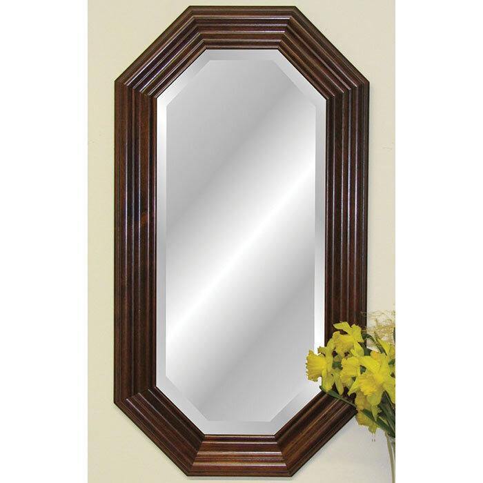 Amish Octagon Vertical Wall Mirror - Foothills Amish Furniture