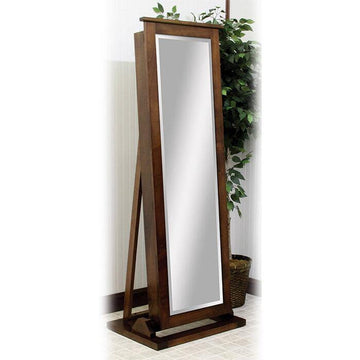 Amish Traditional Shaker Leaner Jewelry Mirror - Foothills Amish Furniture