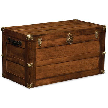 Amish Trunk with Flat Lid - Foothills Amish Furniture