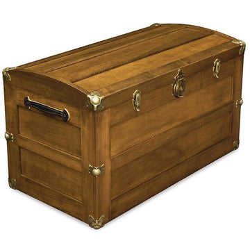 Amish Trunk with Rounded Lid - Foothills Amish Furniture