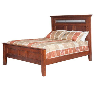 Brooklyn Amish Deluxe Bed - Foothills Amish Furniture