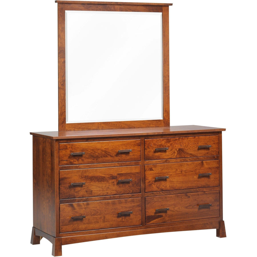 Catalina Amish Dresser with Mirror - Foothills Amish Furniture