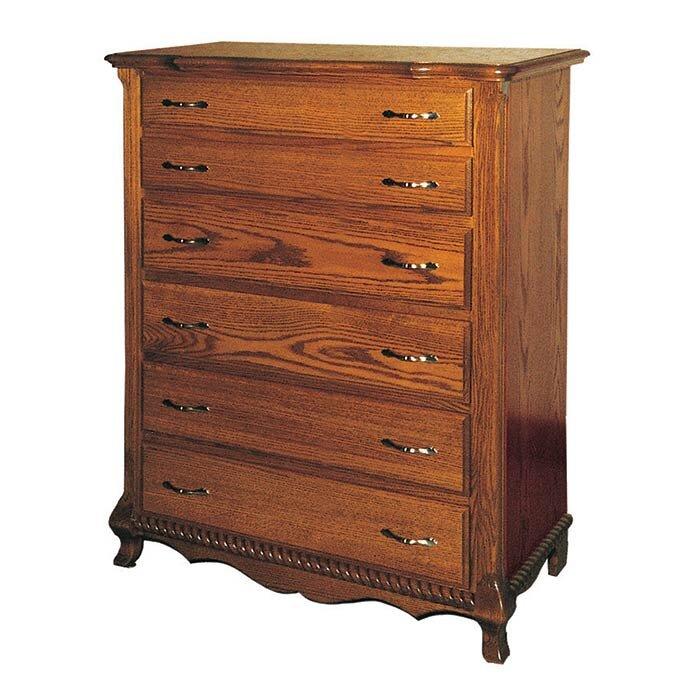 Classic Amish Chest of Drawers - Foothills Amish Furniture