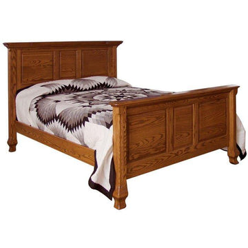 Amish Classic Deluxe Bed - Foothills Amish Furniture