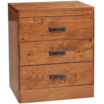 Crossan Amish 3-Drawer Nightstand - Foothills Amish Furniture