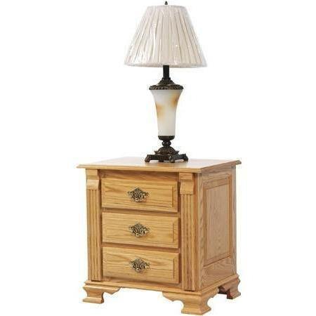 Journey's End Amish 3-Drawer Nightstand - Foothills Amish Furniture