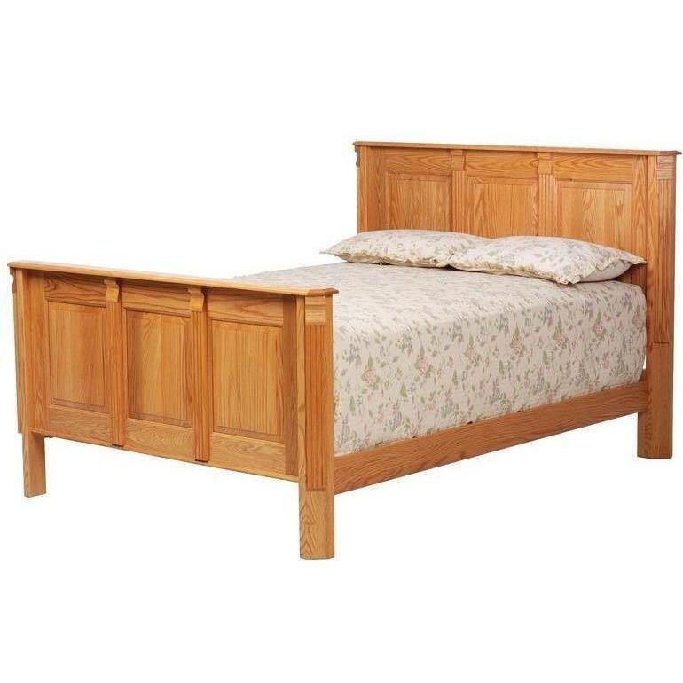 Journey's End Amish Panel Bed - Foothills Amish Furniture