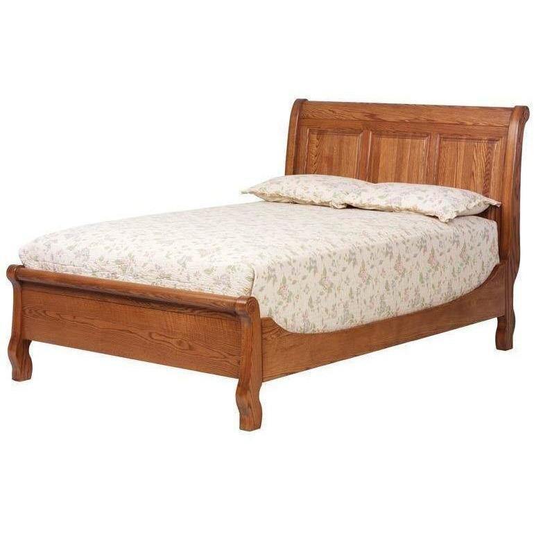 Journey's End Amish Sleigh Bed - Foothills Amish Furniture