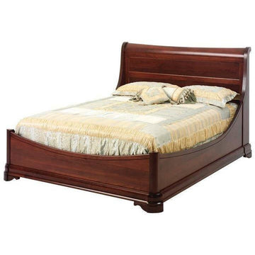 Louis Phillipe Series Amish Euro Bed - Foothills Amish Furniture