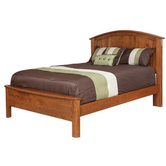 Meridian Arch Amish Panel Bed - Foothills Amish Furniture