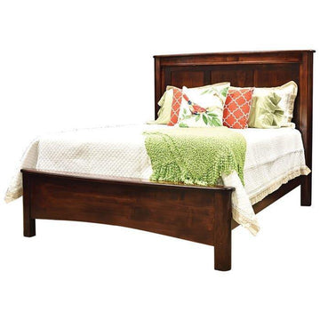 Meridian Amish Panel Bed - Foothills Amish Furniture