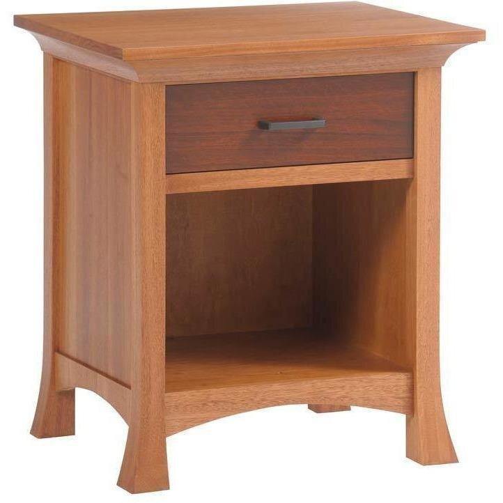 Oasis Amish 1-Drawer Nightstand - Foothills Amish Furniture