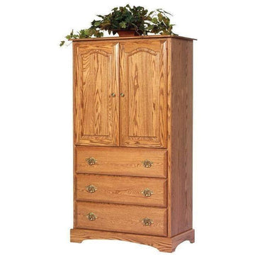 Sierra Classic Amish Armoire - Foothills Amish Furniture
