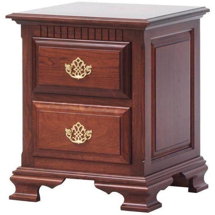 Victoria's Amish 2-Drawer Nightstand - Foothills Amish Furniture