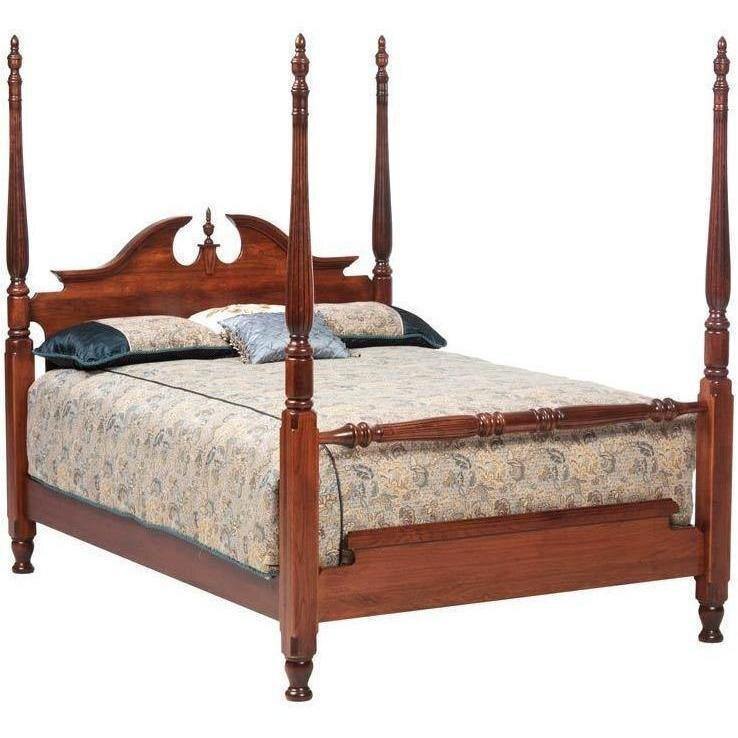 Victoria's Amish Pilaster Bed - Foothills Amish Furniture