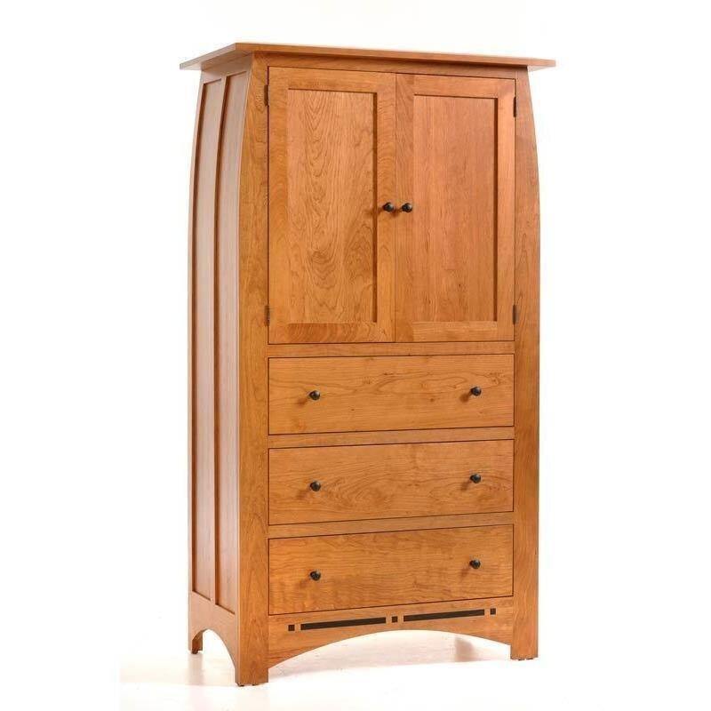 Vineyard Amish Solid Wood Armoire - Foothills Amish Furniture