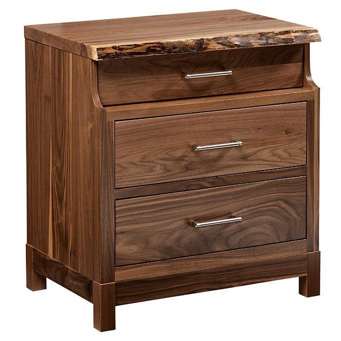 Westmere Amish 3-Drawer Nightstand - Foothills Amish Furniture
