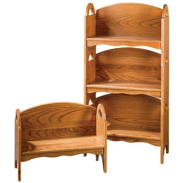 Stacking Bench Amish Bookcase - Foothills Amish Furniture
