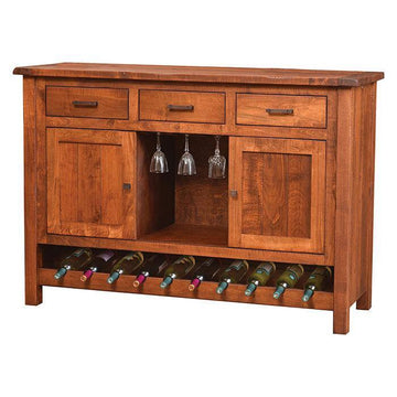 Adele Amish Wine Cabinet - Foothills Amish Furniture