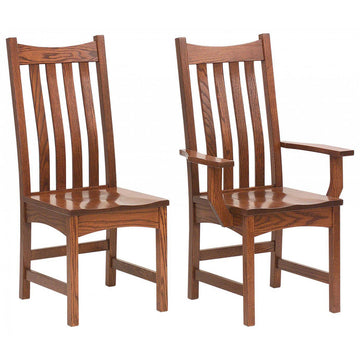 Bellingham Mission Amish Dining Chair - Foothills Amish Furniture