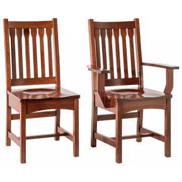 Buchanan Mission Amish Dining Chair - Foothills Amish Furniture