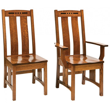Colebrook Mission Amish Dining Chair - Foothills Amish Furniture