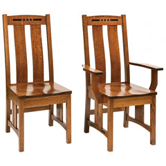 Colebrook Mission Amish Dining Chair - Foothills Amish Furniture
