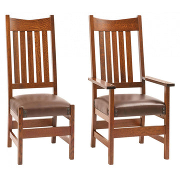 Conner Mission Amish Dining Chair - Foothills Amish Furniture