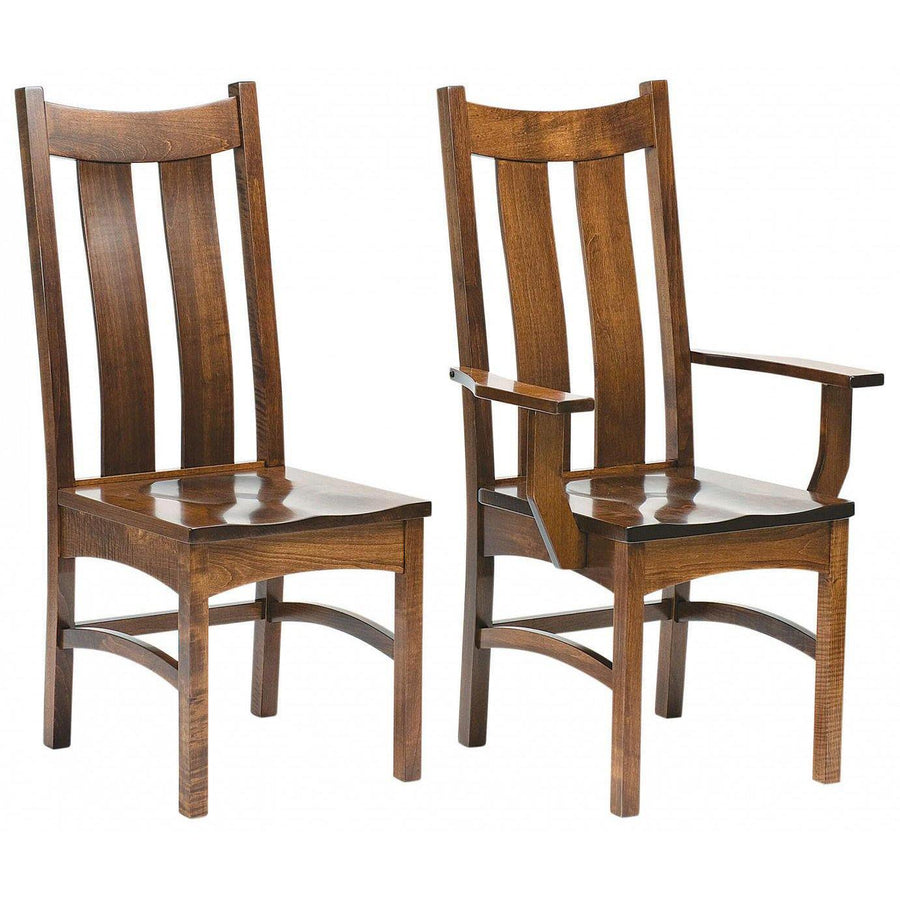 Country Shaker Amish Dining Chair - Foothills Amish Furniture