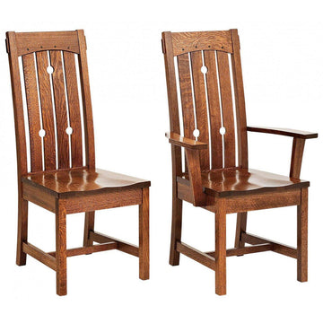 Douglas Mission Amish Dining Chair - Foothills Amish Furniture