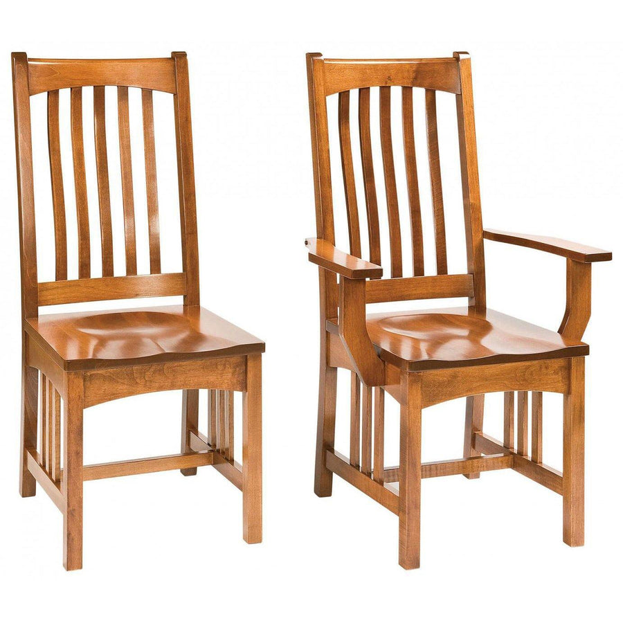 Elridge Mission Amish Dining Chair - Foothills Amish Furniture