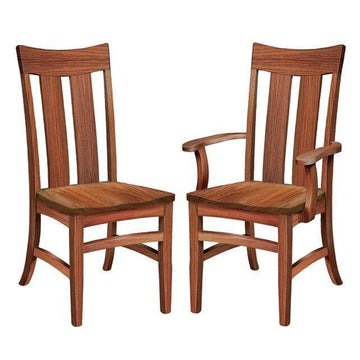 Galveston Amish Shaker Dining Chair - Foothills Amish Furniture