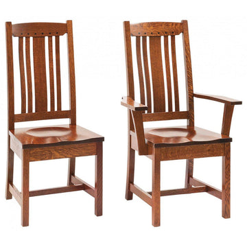Grant Mission Amish Dining Chair - Foothills Amish Furniture