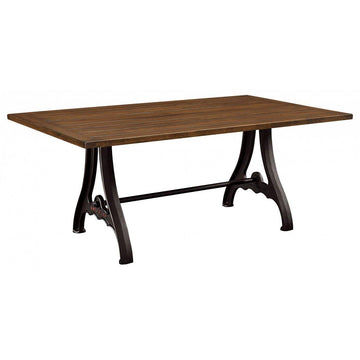 Iron Forge Amish Dining Table - Foothills Amish Furniture