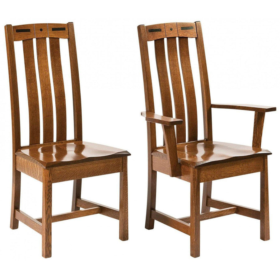 Lavega Mission Amish Dining Chair - Foothills Amish Furniture